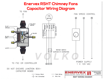 Enervex RSHT fan wiring diagram